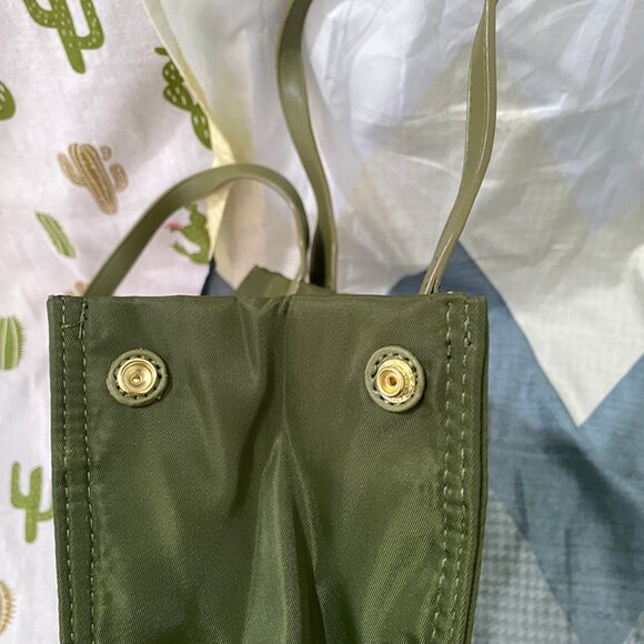 Tory Burch Dark Green Nylon Women's Handbag - Picture 9 of 12